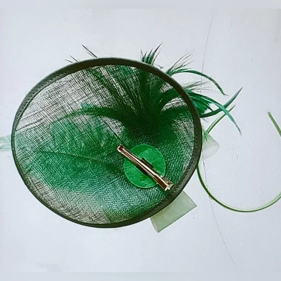 ❤NWT! Green Kentucky Derby Or Church Hat - Picture 2 of 5